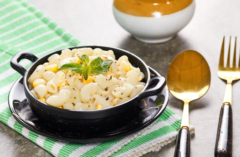 Creamy housemade mac and cheese side dish