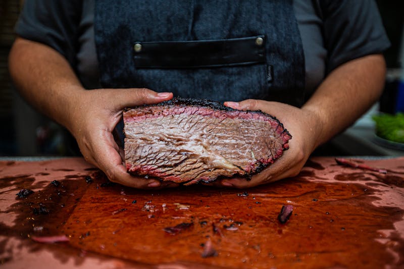 Sliced smoked turkey breast from 4 rivers smokehouse